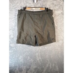 Nike ACG Shorts Mens Medium Green Lined Swim Trunks Outdoor Drawstring